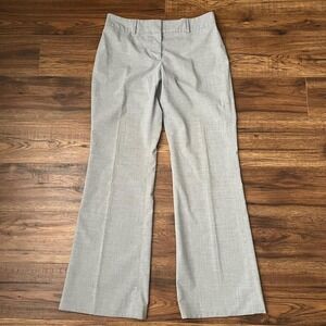 Vintage Suzy Shier Low Rise Flare Trousers Grey Y2K Pants 8 Workwear 2000 Preppy